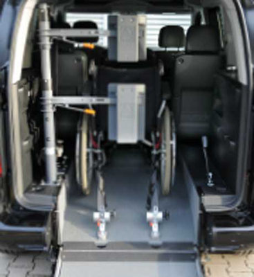 Behindertengerechter Mercedes-Benz Citan/T-Klasse mit Heckeinstieg