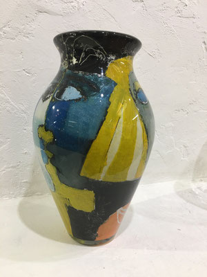 Vase " Couple yelow&blue " Available 520 € ( sold )