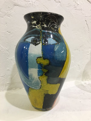 Vase " Couple yelow&blue " Available 520 € ( sold )
