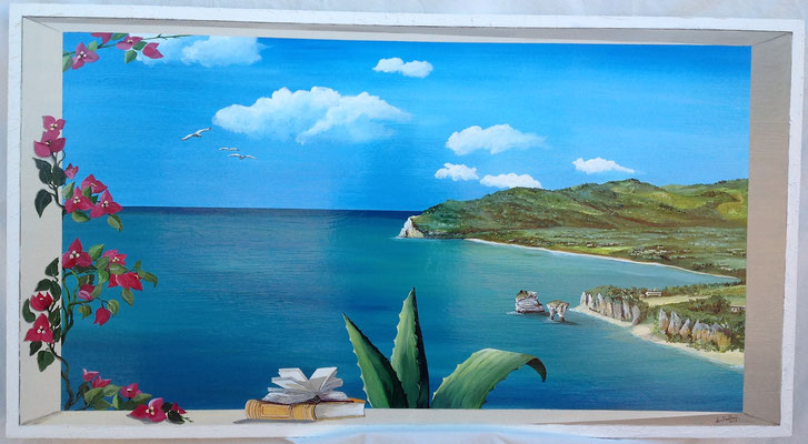 Cod - QFM  16 Quadro su legno con cornice in rilievo (si realizza in tutte le misure)