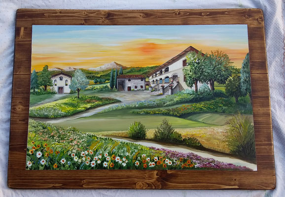 QP 225 QUADRO SU LEGNO - TUTTE LE MISURE