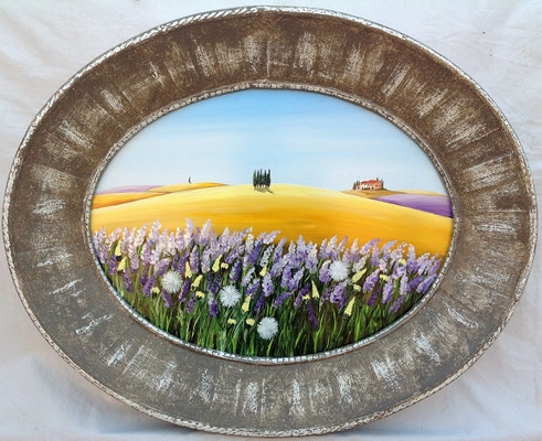 QP 186 QUADRO CON CORNICE DECAPATA