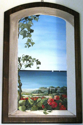 Cod- QFM 4 - Finestra con cornice - misure a scelta