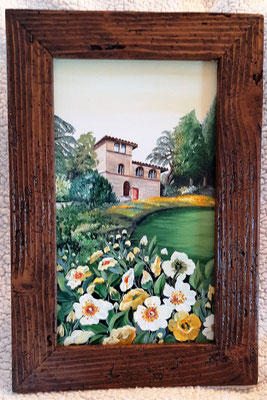 QPD 3 QUADRO CON VECCHIA CORNICE CM 30 X 45
