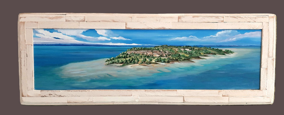 QMD 1 - QUADRO IL LEGNO DECAPATA CM 91 X 33