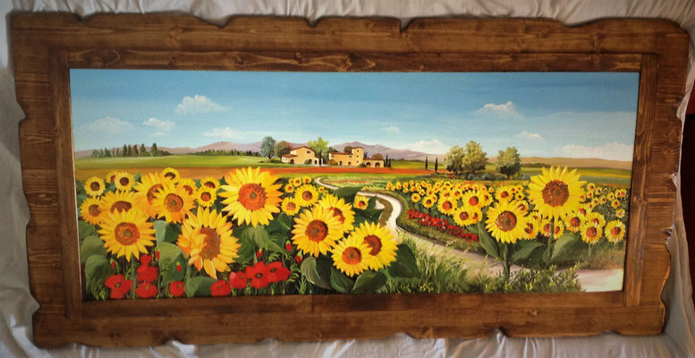 QP 200 QUADRO CORNICE IN LEGNO INVECCHIATO - TUTTE LE MISURE