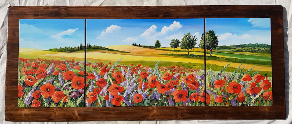 QPD 60 QUADRO A TRE LUCI CM 120 X 50