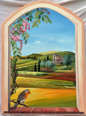 C 14 - QUADRO SU LEGNO COPRI CASSAFORTE (TUTTE LE MISURE)