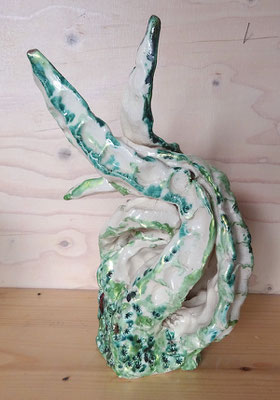 Levend koraal, keramiek, hoogte 25 cm, € 195,-