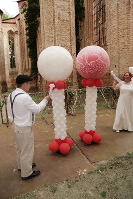 Mr. Balloni.ch, Hochzeit, Liebe,  Explosionsballon, Exploderballon, Ballonaufstieg