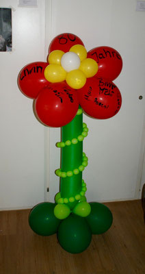 Mr. Balloni.ch, Ballonblume, Dekoration, Geschenk, Geburtstag, Überraschung