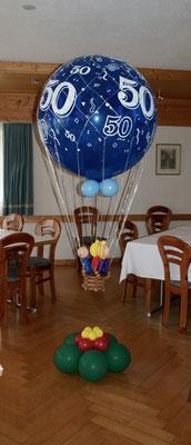 Mr. Balloni.ch, Heißluftballon, Heliumballon, Helium,Geburtstag, Geschenk, Überraschung, Gutschein