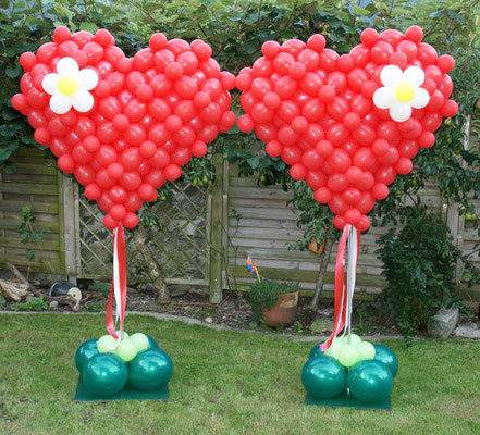 Mr. Balloni.ch, Hochzeit, Liebe,  Ballonherz, Dekoration, Geschenk, Herzen, Valentinstag, Überraschung