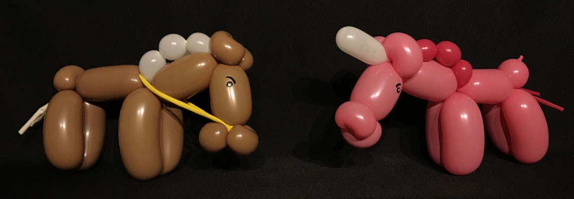 Ballon Einhorn & Pferd