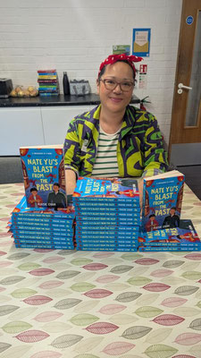 Wells Primary school visit books by Chingford Bookshop