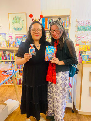 Tania Tay and I at Papercat Bookshop