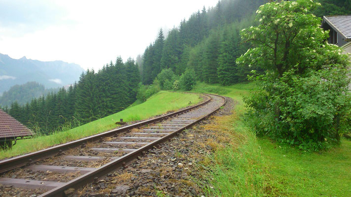 unmittelbar nach Überfahrtsbrücke Franzosenbichl, km 3,4