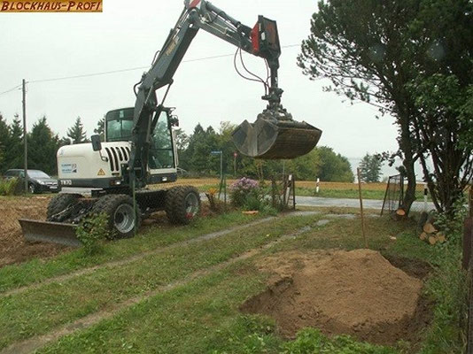 Erdarbeiten - Blockhaus mit Montage Berlin Brandenburg 