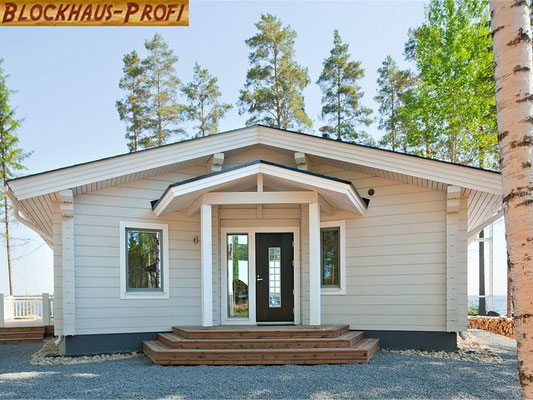 Bungalow - Freigeplantes Blockhaus als Wohnhaus in Rheinland-Pfalz bauen - Holzhäuser 