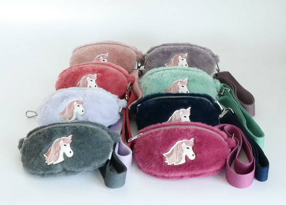 Sidebag Plüsch Einhorn