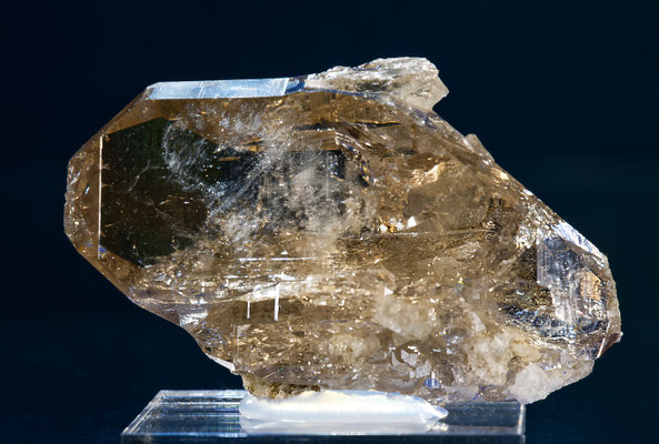 Rauchquarz Doppelender, B: 10cm, Fundort: Gotthard?; Sammlung: Kurt Koch