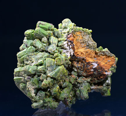 Pyromorphit, H: 5cm, Fundort: Braunbach, Rheinland-Pfalz, DE; Sammlung Yi Sun