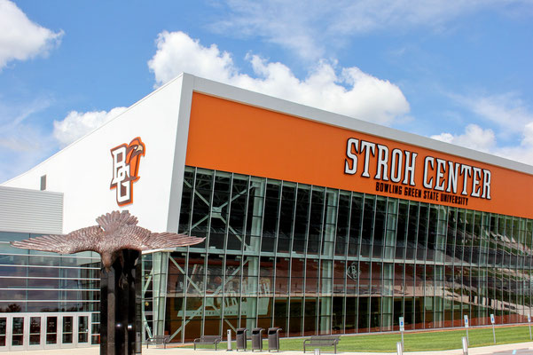 Stroh Center, BGSU.  Men's and Women's basketball and Women's Volleyball