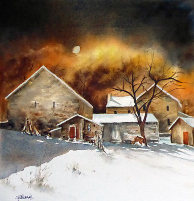 Nocturne 1 - 54x54 cm