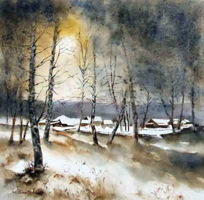 Nocturne 2 - 54x54 cm