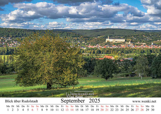 Blick über Rudolstadt