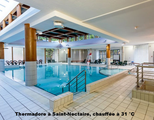 Thermadore à Saint-Nectaire, chauffée à 31 °C