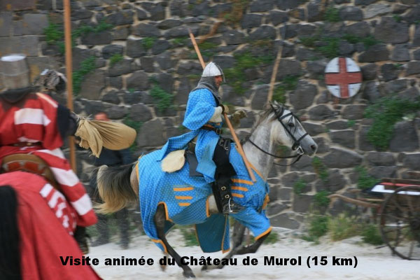 Visite animée du Château de Murol (15 km)