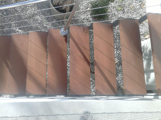 Rénovation d'un escalier à Carqueiranne