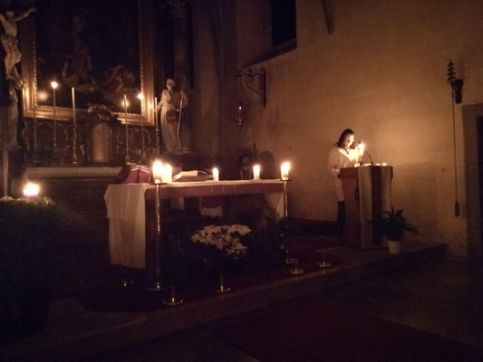 Rorate mit den Firmkandidaten GD 17.12.2024