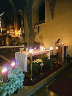 Hl. Messe bei Kerzenlicht 20.12 .2024