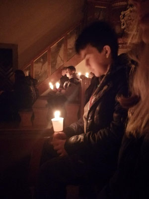 Rorate mit den Firmkandidaten GD 17.12.2024