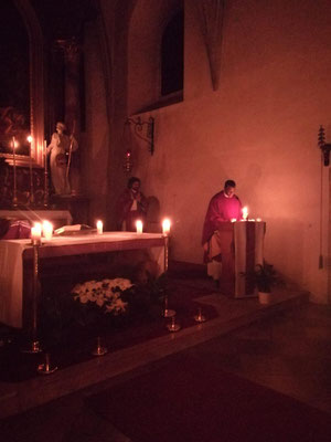 Rorate mit den Firmkandidaten GD 17.12.2024