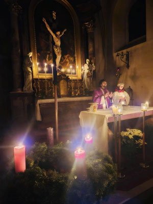 Hl. Messe bei Kerzenlicht 20.12 .2024