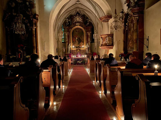 Rorate mit den Firmkandidaten GD 17.12.2024