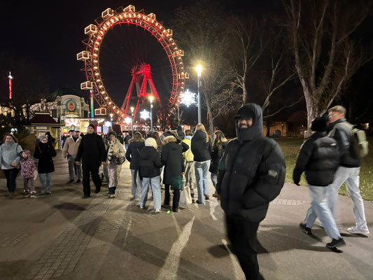 Jugendseelsorge Wintermarkt Besuch im Wiener Prater 2024