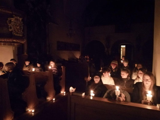 Rorate mit den Firmkandidaten GD 17.12.2024