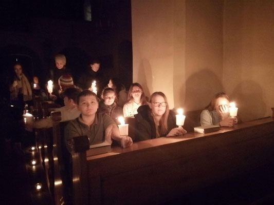 Rorate mit den Firmkandidaten GD 17.12.2024