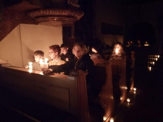 Rorate mit den Firmkandidaten GD 17.12.2024