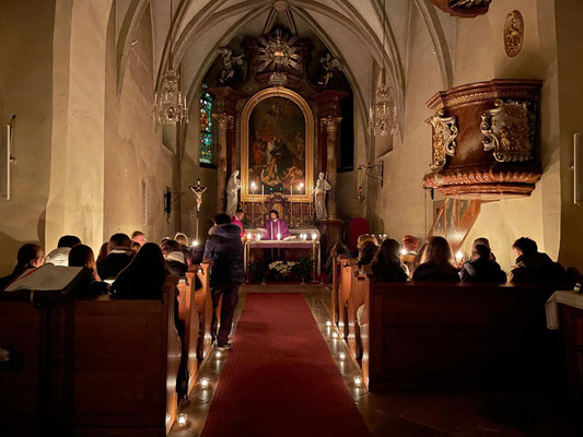 Rorate mit den Firmkandidaten GD 17.12.2024