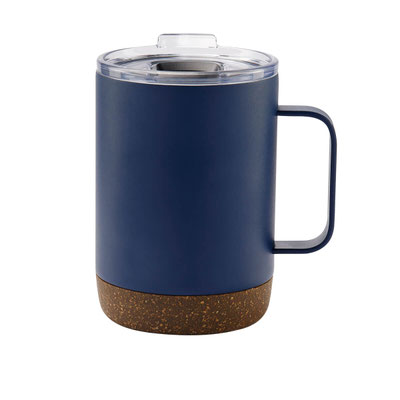 Taza Savor en azul y gris