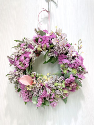 フレンチリース ラベンダー ニュアンススターチス フレッシュ