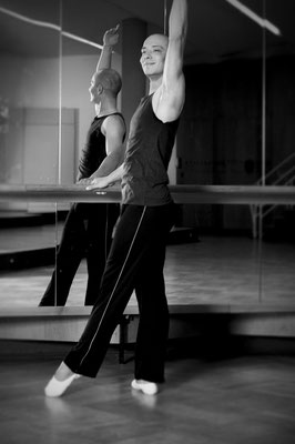 Ballettprobe in der Chemnitzer Stadthalle