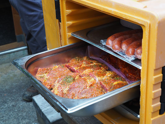 Das Essen wurde gesponsert von Buure Metzg Gstaad 