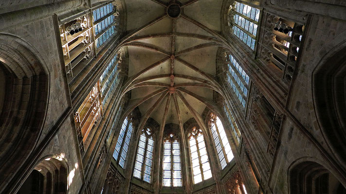 Mont Saint-Michel - Abteikirche.