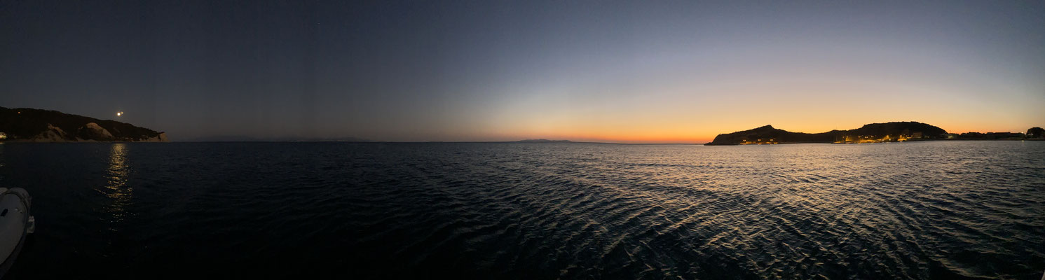 left= Erikoussa, with Sunrise over Albania